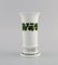 Grüne Efeu Vine Vase und Schale aus handbemaltem Porzellan von Meissen, 1940er, 2er Set 4