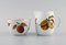 Coffee Cups and Saucers, Sugar Bowl and Cream Jug from Royal Worcester, England, 1980s, Set of 6 6