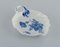 Blue Flower Braided Leaf-Shaped Dishes from Royal Copenhagen, 1960s, Set of 2 3