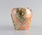 Vaso Art Déco in maiolica smaltata in marmo di Arabia, Finlandia, anni '20, Immagine 2