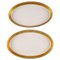 Plats No. 607 Ovales en Porcelaine de Royal Copenhagen, 1944, Set de 2 1