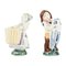 Childrens Aid Day Figurines by Hans Henrik Hansen for Aluminia, 1940s, Set of 2, Image 1