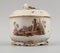 Large 18th Century Sugar Bowl with Landscape Scenes from Louisbourg, Germany, Image 2