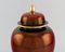 Large Rouge Royale Lidded Vase in Hand-Painted Porcelain from Carlton Ware, England, 1930s 2