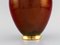 Große Rouge Royale Vase aus handbemaltem Porzellan von Carlton Ware, England, 1930er 4
