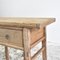 Antique Rustic Elm Console Table -Ai 4