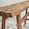 Antique Rustic Elm Console Table Ah 5