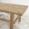 Antique Rustic Elm Coffee Table U, 1920s 3