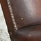 Antique French Leather Club Chair, 1930s 8