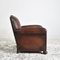 Antique French Leather Club Chair, 1930s, Image 3