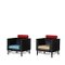 Chaises East Side par Ettore Sottsass pour Knoll International, Usa, 1980s, Set de 2 1