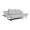 1600 3-Seater Sofa in Ice Blue Leather by Rolf Benz 3