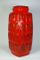 German Red Floor Vase from Bay Keramik, 1960s 1