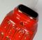 German Red Floor Vase from Bay Keramik, 1960s 2