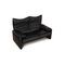 Maralunga 2-Seater Sofa in Gray Leather from Cassina, Image 3