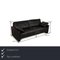 Conseta 2-Seater Sofa in Black Leather from Cor 2