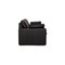 Conseta 2-Seater Sofa in Black Leather from Cor 7