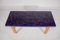 Large Rectangular Blue and Orange Ceramic Tile Coffee Table, 1970s 8