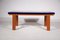 Large Rectangular Blue and Orange Ceramic Tile Coffee Table, 1970s 9