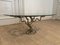 Table Basse Mid-Century en Argent, 1970s 5