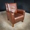 Club chair vintage in pelle marrone, Immagine 2