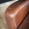 Club chair vintage in pelle marrone, Immagine 8