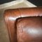 Club chair vintage in pelle marrone, Immagine 9