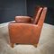 Club chair vintage in pelle marrone, Immagine 5
