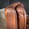 Club chair vintage in pelle marrone, Immagine 12