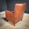 Vintage Club Chairs in Brown Leather, Set of 2 4