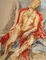 Luez, Ritratto, Pittura su carta, XX secolo, Immagine 3