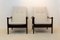 Mid-Century Teak High Back Easy Chairs from De Ster Gelderland, Set of 2 1