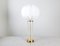Mid-Century B-019 Glass and Brass Table Lamp from Bergboms, Sweden, 1960s 4