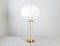 Mid-Century B-019 Glass and Brass Table Lamp from Bergboms, Sweden, 1960s, Image 4