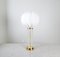 Mid-Century B-019 Glass and Brass Table Lamp from Bergboms, Sweden, 1960s 3