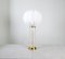 Mid-Century B-019 Glass and Brass Table Lamp from Bergboms, Sweden, 1960s 2