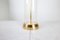 Mid-Century B-019 Glass and Brass Table Lamp from Bergboms, Sweden, 1960s 5