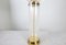 Mid-Century B-019 Glass and Brass Table Lamp from Bergboms, Sweden, 1960s 7
