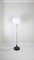 Art Deco Brass with Blackened Wood Floor Lamp, Sweden, 1940s, Image 3