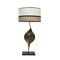 Mid-Century Table Lamp with Natural Leaf-Motifs, France, 1960s 4