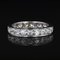 French Diamonds Platinum Wedding Ring, 1925 4