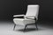 Fauteuil Upholstery Blanc Cassé dans le style de Wim Rietveld, Italie, 1970 5