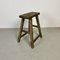 P406 Rustic Wooden Stools, Set of 2, Image 6