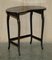 Chinese Chinoiserie Lacqurered Kidney Shaped Nesting Tables, 1900s, Set of 3 5