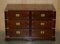 Anglo-Indian Hardwood Military Campaign Chest of Drawers with Brass Inlay, 1920s 3