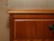 Vintage Schrank mit 2 Schubladen aus Burr Yew Wood 6