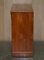 Vintage Schrank mit 2 Schubladen aus Burr Yew Wood 16