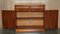 Vintage 2-Drawer Cupboard in Burr Yew Wood 17