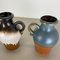 Vases Fat Lava Pottery attribués à Scheurich, Allemagne, 1970s, Set de 2 14