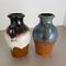 Fat Lava Pottery Vases attributed to Scheurich, Germany, 1970s, Set of 2, Image 15
